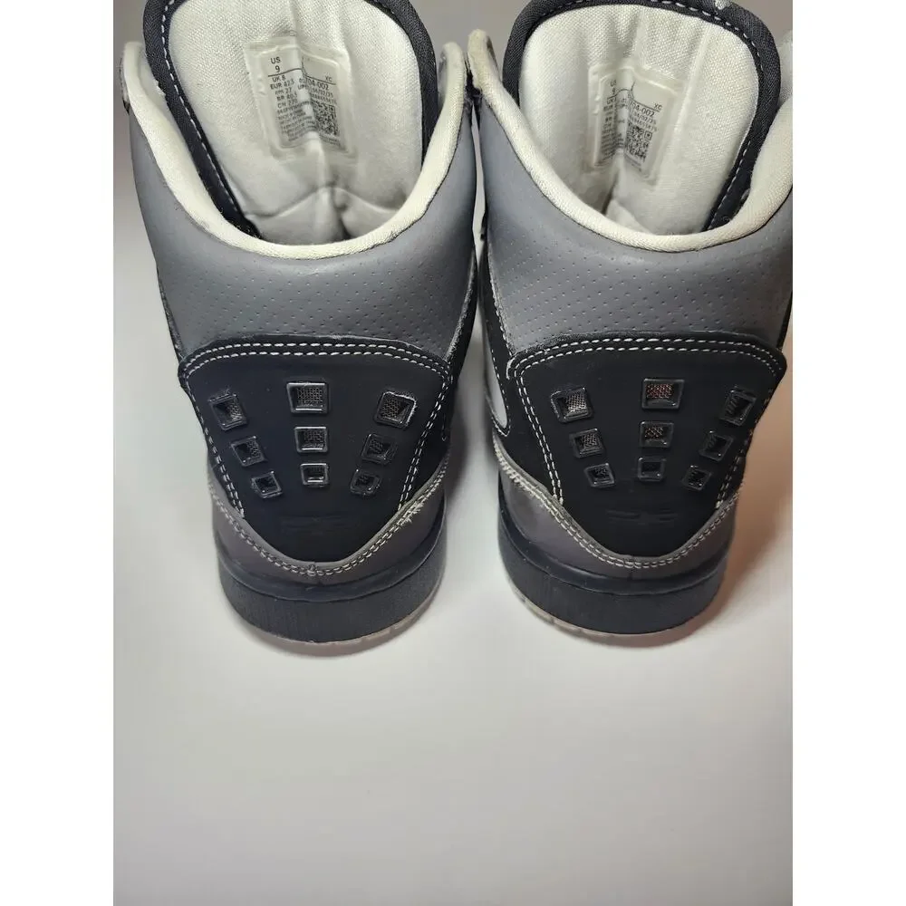 Jordan 1 Flight Men’s Gray Sz 9 Athletic Sneaker Streetwear Mid Top